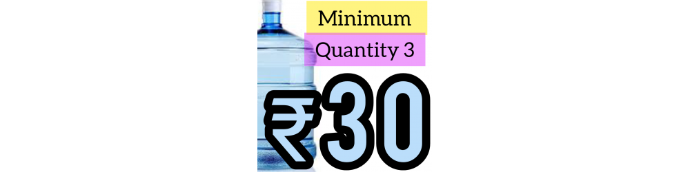 Minimum Quantity: 3+             ( ₹ 30 )